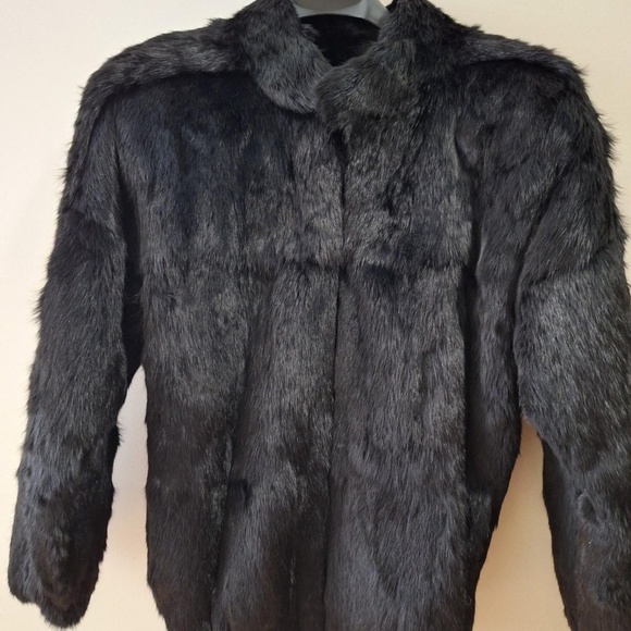 Genuine Rabbit Fur Coat - Picture 5 of 6